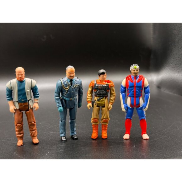 4 M.A.S.K. Action figures Kenner Ali Bombay Miles Mayhem Bruce Sato Alex Sector - Picture 2 of 16